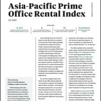 Asia-Pacific Prime Office Rental Index Q3 2020 | KF Map – 印度尼西亚房地产和基础设施的数字地图