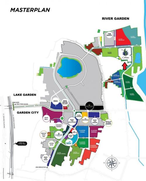 La Seine - Jakarta Garden City, residential commercial for lease sale, dijual disewakan | We provide Indonesia infrastructure map on various property sectors and data. Access property listings, infrastructure developments, news, and valuable transaction data for informed decisions.