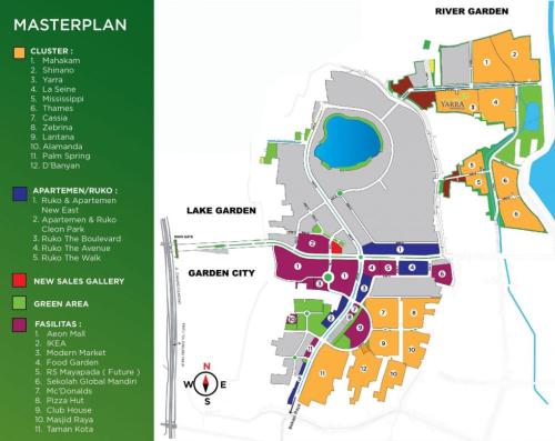 Yarra - Jakarta Garden City, residential commercial for lease sale, dijual disewakan | We provide Indonesia infrastructure map on various property sectors and data. Access property listings, infrastructure developments, news, and valuable transaction data for informed decisions.