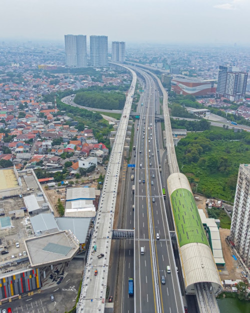 Bekasi Barat Station, 轻轨站 | We provide Indonesia infrastructure map on various property sectors and data. Access property listings, infrastructure developments, news, and valuable transaction data for informed decisions.